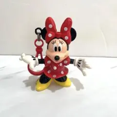 ミニーマウス　キーリング　フィギア　オブジェ