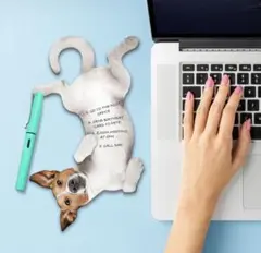 【新品】付箋紙 犬 筆記用具 文房具 ノート メモ帳 わんちゃん