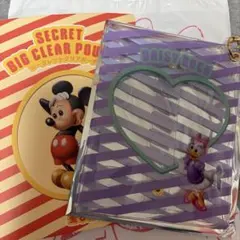 ディズニー シークレットクリアポーチ デイジー