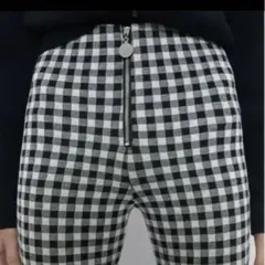 ZARA ギンガムチェックレギンスパンツ XS