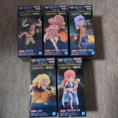 ワンピース ワールドコレクタブルフィギュア-ゴッドバレー事件2- ５点セット