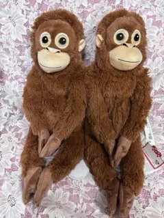 IKEA限定】ジュンゲルスコグ オランウータン ぬいぐるみパンチくん2体