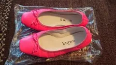 kurun バレエシューズ ピンクのサムネイル