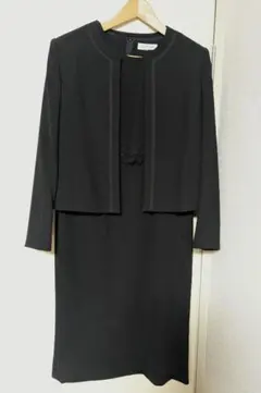 美品　しまむら 礼服 ブラックフォーマル ワンピース＆ジャケット 9号