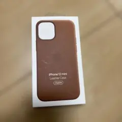 iPhone12mini レザーケース純正　ブラウンのサムネイル