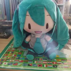 新品未使用】 初音ミク ふわぷち Lぬいぐるみ 三月八日 セガUFO限定 