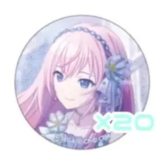 プロセカ グリッター缶バッジ グリ缶 巡音ルカ 4B