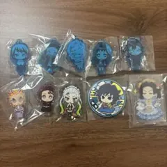 鬼滅の刃　ここみえ　缶バッジ　アクスタセット　10個セット