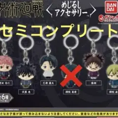 呪術廻戦めじるしアクセサリー　セミコンプリート　5種セット