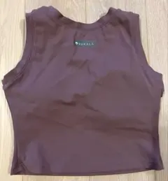 SUKALA プレミアムフィットクロップドタンクトップ　インディアンレッド　L