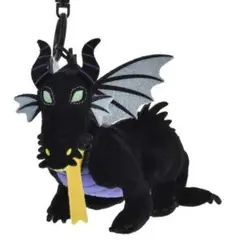 マレフィセントドラゴン プラッシュキーチェーン ぬいぐるみ 未使用タグ付