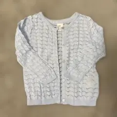 H&M 透かし編み カーディガン 9-12M