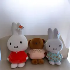 【圧縮なし】ミッフィー ボリス 特大サイズ・GRAN+ ぬいぐるみ まとめ売り