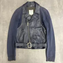 09ss UNDERCOVERISM ドッキングレザーライダース サイズ3のサムネイル
