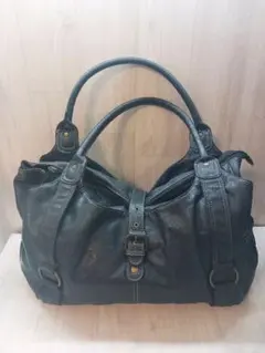 00s archive hand bag grunge y2k black合皮