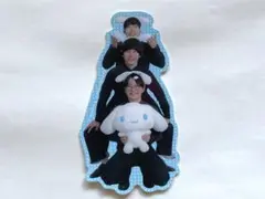 マンゲキ×シナモロール　トレーディングステッカー　cacao