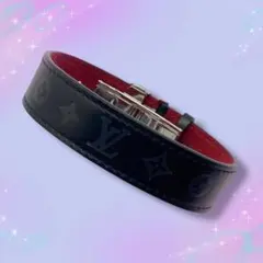 《美品》 ルイヴィトン　ブラスレ　ヴー　グッドラック　ブレスレット　ブラック