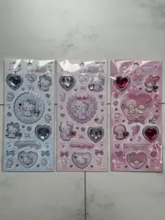 サンリオ キラキラジュエルシール 3種セット