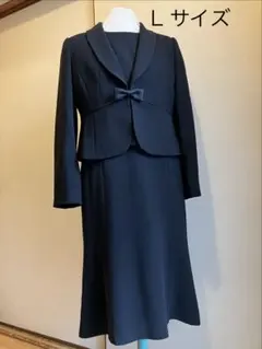 ブラックフォーマル 礼服 ワンピーススーツ K＆S Lサイズ