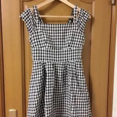 dazzlin ギンガムチェックワンピース