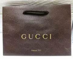 GUCCI ショップ袋 ショッパー ブラウンのサムネイル