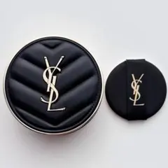 YSL クッションファンデーション用ケース パフ ブラック黒