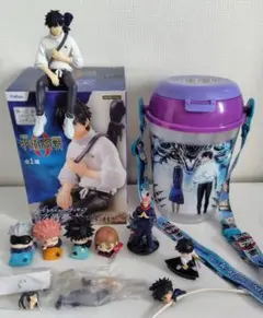 呪術廻戦フィギュア9体まとめ売りプチラマぬーどるストッパーおねむたんポップコーン