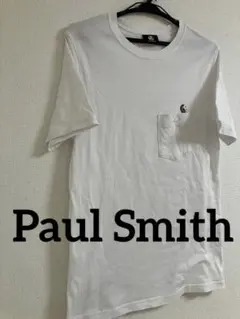 Paul Smith　ポールスミス　白Tシャツ スイカ刺繍 ポケット付き