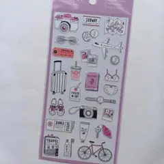 旅行テーマ ステッカー　LIFEFL ILLUST SEAL マインドウェイブ