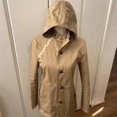 【GLOSTERフード付きコットンジャケット ベージュ Mスプリングコート