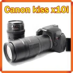 Canon EOS kiss x10i 一眼レフカメラ スマホ転送 ダブルレンズ ✨ Canon kiss x10i 一眼レフ スマホ転送 ダブルレンズセット - メルカリ