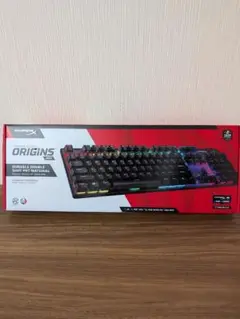 新品【英語配列】 ハイパーエックスAlloy Origins RGB 青軸