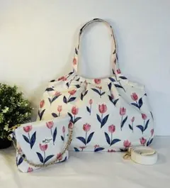 くまモン様専用 ピオニーブルー チューリップバッグ - メルカリ