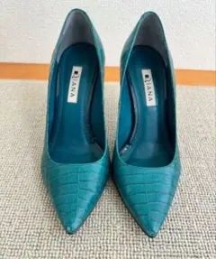DIANAダイアナクロコ型押ヒール　24cm