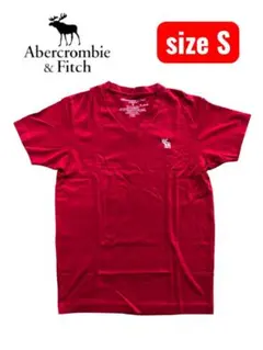 新品 2010デットストック アバクロ VネックTee レッド Sサイズ