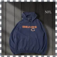 2865/NFLシカゴ•ペアーズ チームプリント パーカーフルジップ L相当
