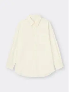 GU レースオーバーサイズシャツ　Sサイズ　オフホワイト