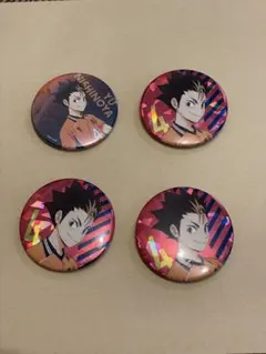 『劇場版ハイキュー!! ゴミ捨て場の決戦』展　缶バッジ　西谷　夕　ホログラム