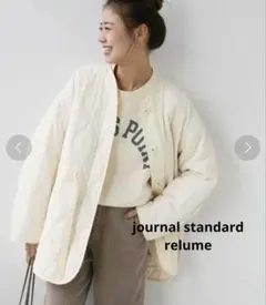 journal standard relume キルティングブルゾン コート