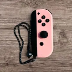 【美品/純正品】Joy-Con パステルピンク ストラップ付 ジョイコン 右