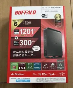 【未使用品】BUFFALO Wi-Fiルーター WSR-1500AX2Lのサムネイル