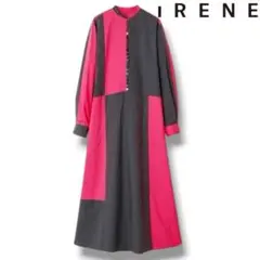 美品♡ iRENE アイレネ カラーブロック シャツ ワンピース ピンクのサムネイル