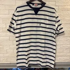 ENRICO COVERI ボーダー ポケット Tシャツ　Lのサムネイル