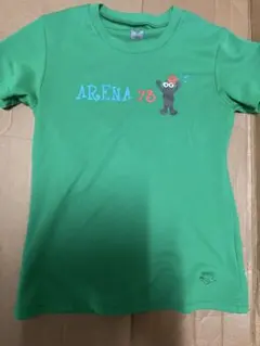 arena 半袖 Tシャツ ARSK1654W グリーン Lサイズのサムネイル
