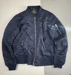 ALPHA INDUSTRIES MA-1 フライトジャケット ネイビー M