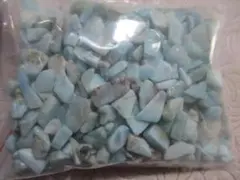 ｍ486　ラリマー　さざれ　チップ　100ｇ　穴無し　天然石のサムネイル