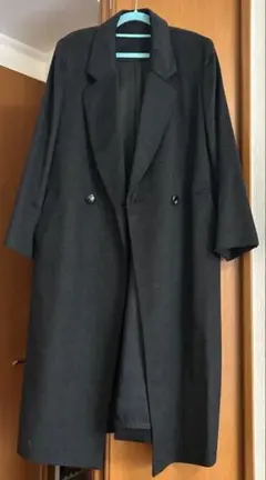 【カシミヤ100% 】昭和レトロ ロングコート 9AR