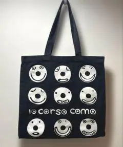10 corso como キャンバス　トートバッグ　コルソコモ　エコバッグ　顔のサムネイル
