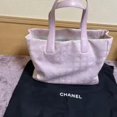 CHANEL パープルムートントートバッグ 中古品 - メルカリ