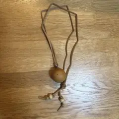 木製/ペンダント/異端者ネックレス/チ。地球の運動について ライトブラウン